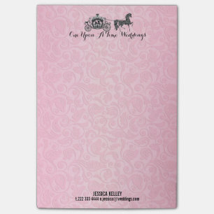 Notas Post-it® Una Vez, Un Caballo Y Un Carrito Boda