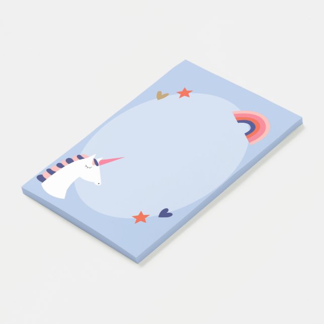 Notas Post-it® Unicornio (En perspectiva)