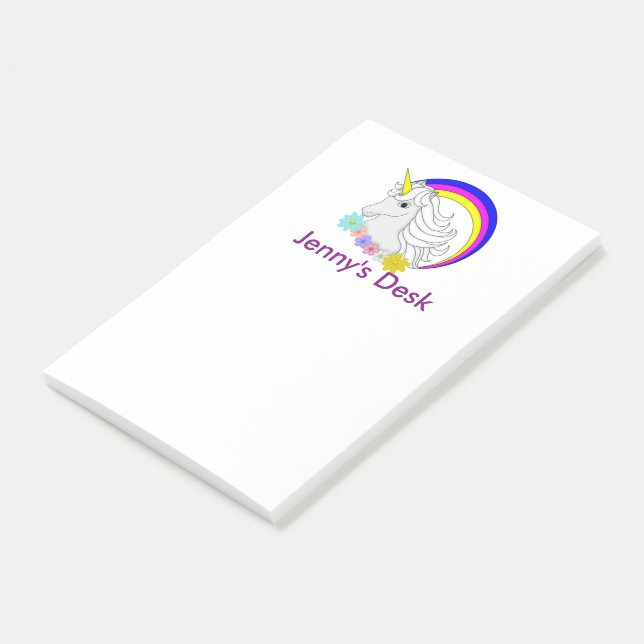 Notas Post-it® Unicornio (En perspectiva)
