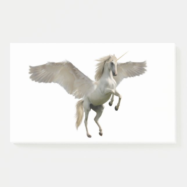 Notas Post-it® Unicornio del vuelo (Anverso)