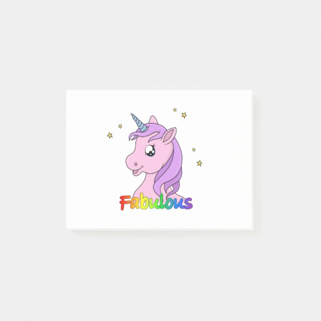 Notas Post-it® Unicornio fabuloso (Anverso)