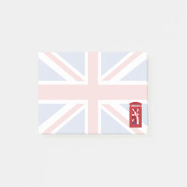 Notas Post-it® Union Jack, cabina de teléfono