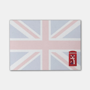 Notas Post-it® Union Jack, cabina de teléfono