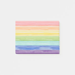 Notas Post-it® Untids rainbow strips