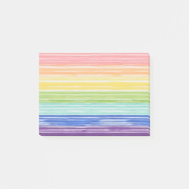 Notas Post-it® Untids rainbow strips (Anverso)