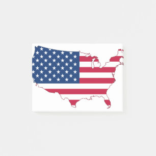 Notas Post-it® USA Map-map-usa-america-maps-estados unidos