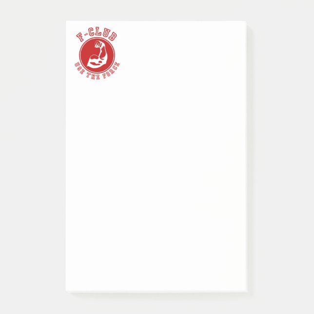 Notas Post-it® Usar la fuerza (Anverso)