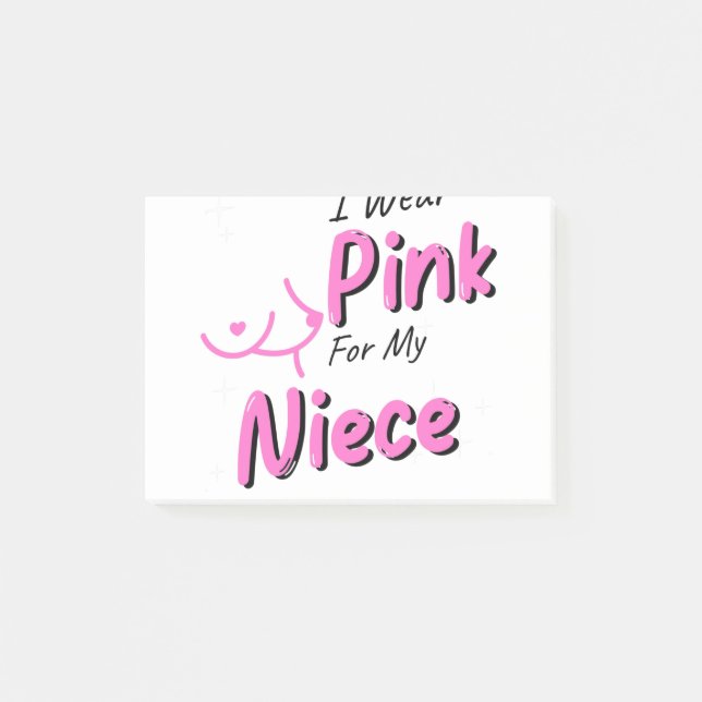 Notas Post-it® Uso Rosa Para Mi Niña (Anverso)