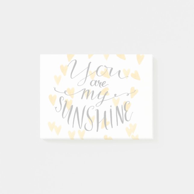 Notas Post-it® Usted es mi sol (Anverso)