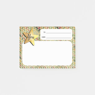 Notas Post-it® Usted es post-it de la estrella de un
