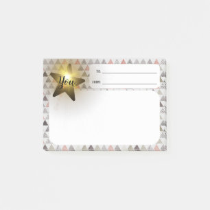 Notas Post-it® Usted es post-it de la estrella de un