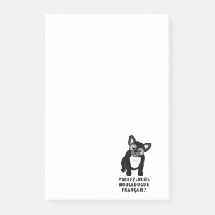Notas Post-it® Usted habla el bulldog francés lindo