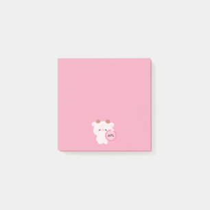 Notas Post-it® Vaca certificada necesita abrazo