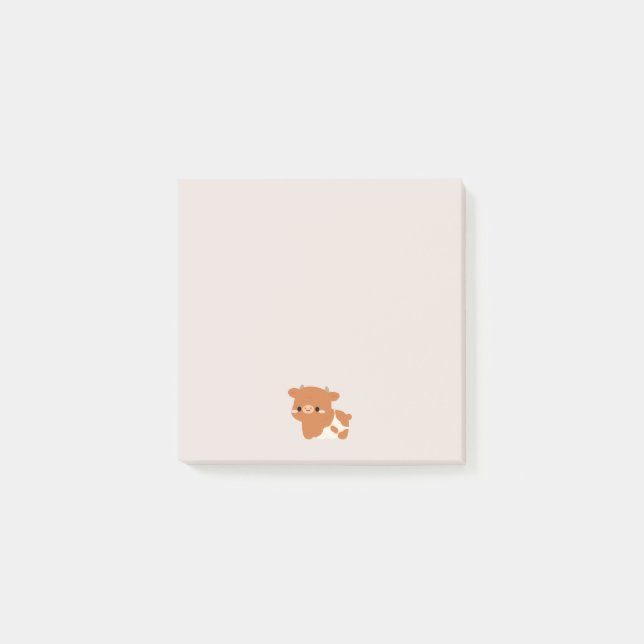 Notas Post-it® Vaca Hereford (Anverso)