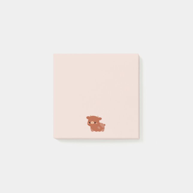 Notas Post-it® Vaca Roja Sueca (Anverso)
