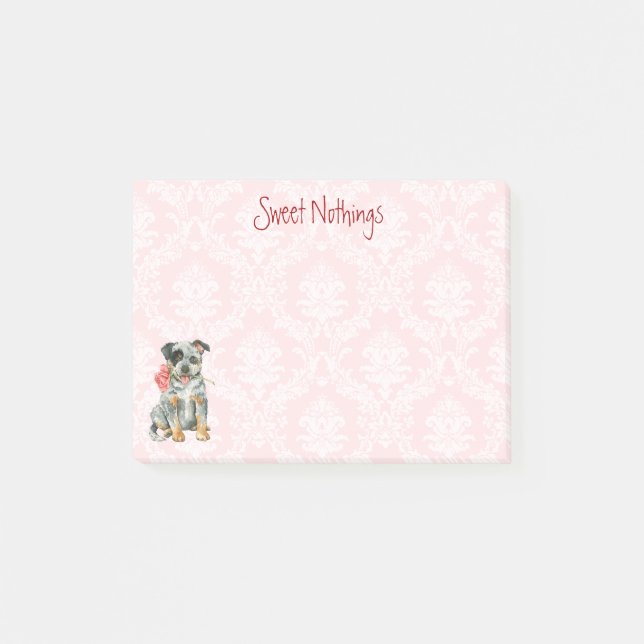 Notas Post-it® Valentine Rosa ACD (Anverso)