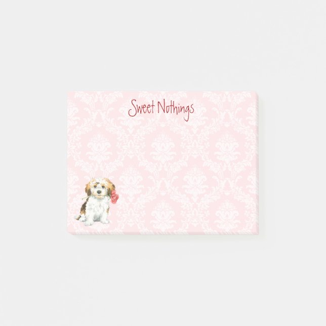 Notas Post-it® Valentine Rosa Havanese (Anverso)