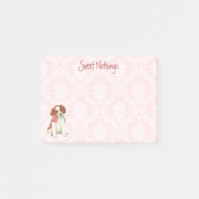 Notas Post-it® Valentine Rosa Kooiker (Anverso)