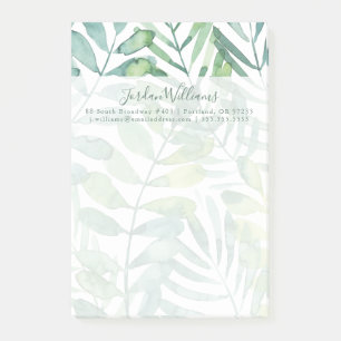 Notas Post-it® Vals Frond - Hojas de trozo de arena