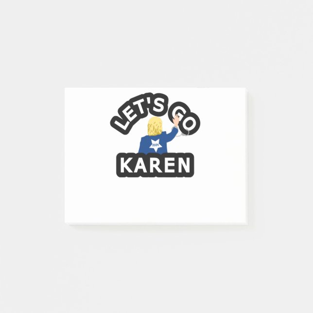 NOTAS POST-IT® VAMOS A KAREN (Anverso)