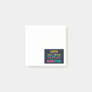 Notas Post-it® Vamos a reventarlo - estilo retro