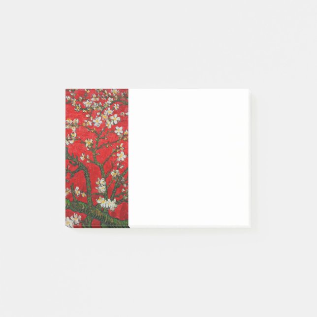 Notas Post-it® Van Gogh Almond Blossoms Red (Anverso)