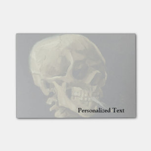 Notas Post-it® Van Gogh  Calavera con cigarrillo en llamas  1886