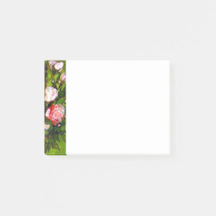 Notas Post-it® Van Gogh sigue con la vida con rosas rosas rosas