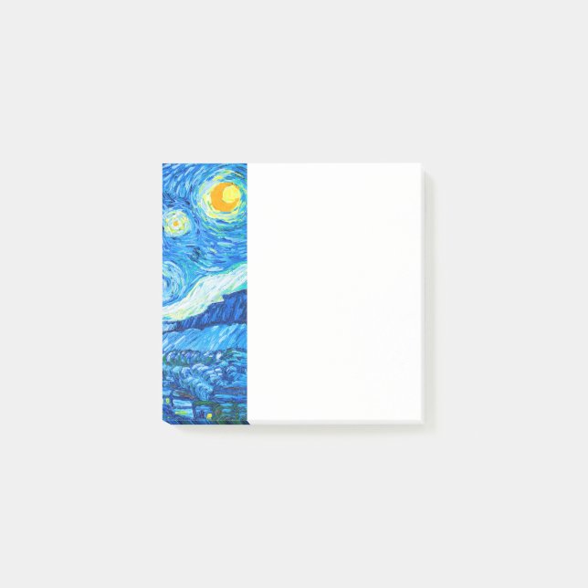 Notas Post-it® Van Gogh Starry Night (Anverso)