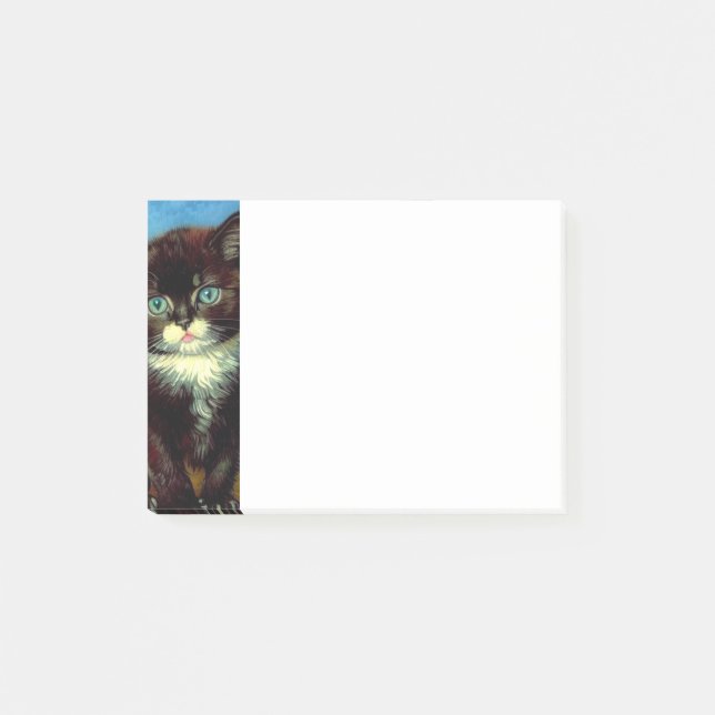 Notas Post-it® Van Gogh Tuxedo Cat (Anverso)