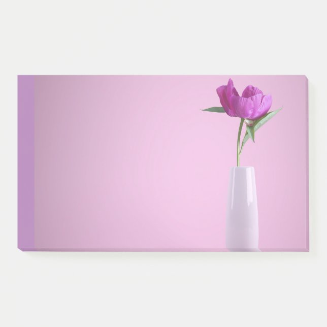 Notas Post-it® Vara de flores (Anverso)
