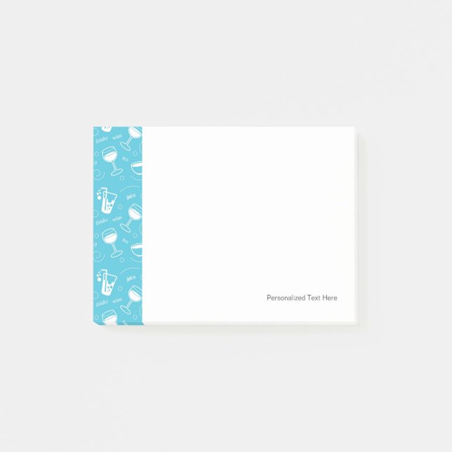 Notas Post-it® Varias bebidas (Anverso)