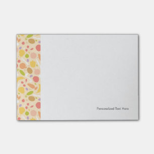 Notas Post-it® Vegetariano que cocina el fondo del modelo