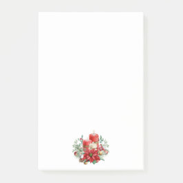 Notas Post-it® Velas acuáticas y Navidades de la Poinsettia