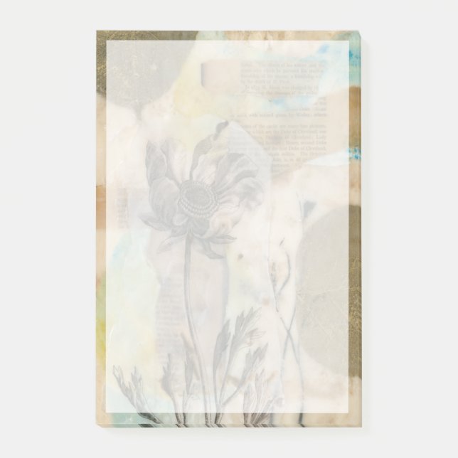 Notas Post-it® Vellum Floral II (Anverso)