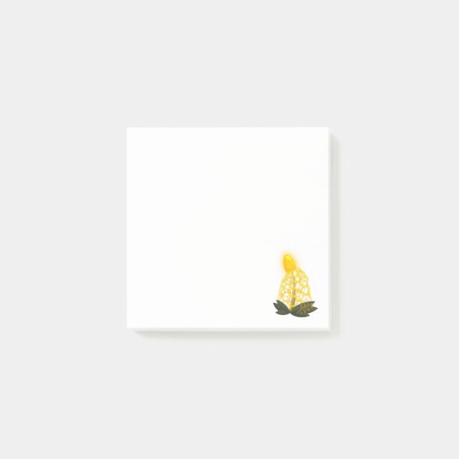 Notas Post-it® Velo mágico de novia hongo amarillo espárrago (Anverso)