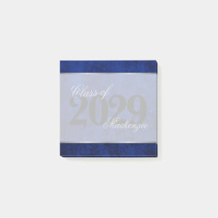 Notas Post-it® Velvet Grad Personalizado azul zafiro Keepsake
