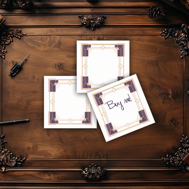 Notas Post-it® Velvet Night Geometry Art Deco (Subido por el creador)