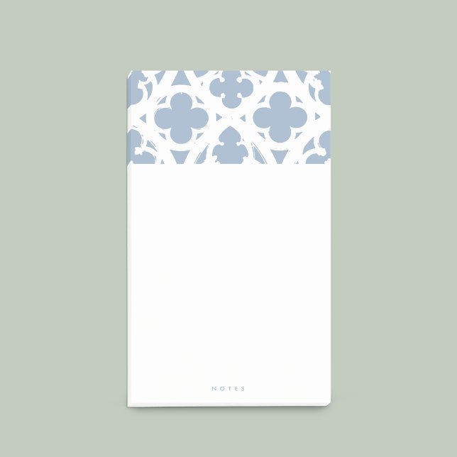Notas Post-it® Ventana gótica minimalista (azul pálido) (Subido por el creador)