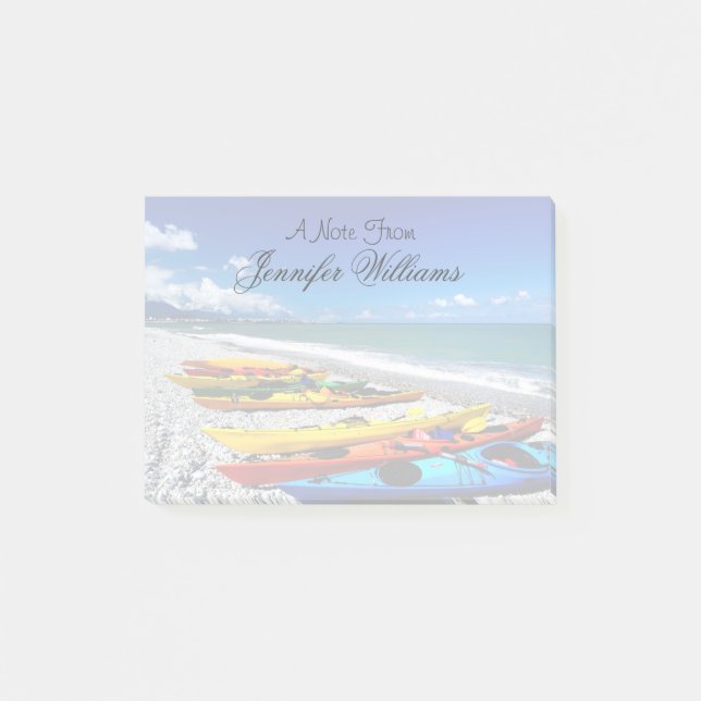 Notas Post-it® Verano Kayaking (Anverso)