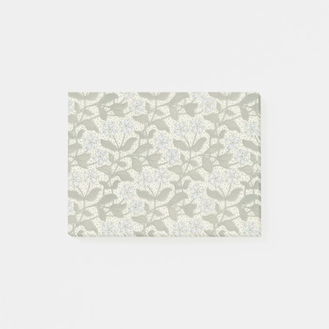 Notas Post-it® Verano Periwinkle Bonito Flor Elegante Floral (Anverso)