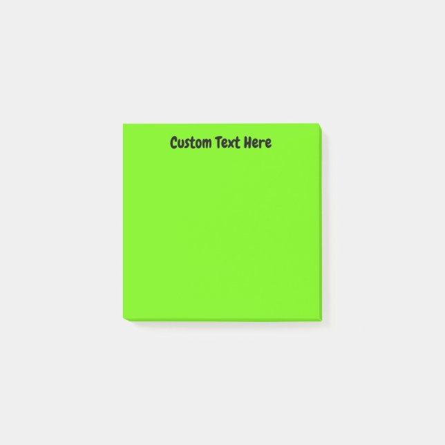Notas Post-it® Verde (Anverso)