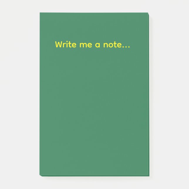 Notas Post-it® Verde (Anverso)