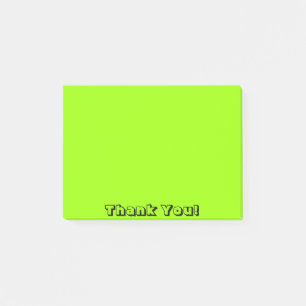 Notas Post-it® Verde agradecido