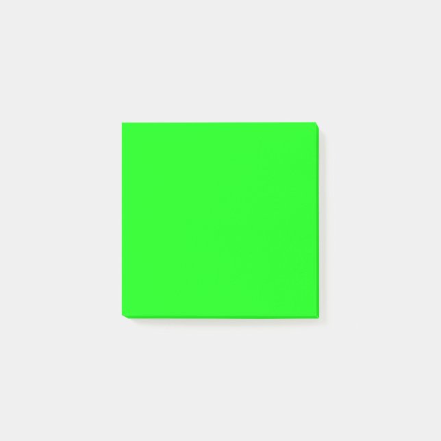 Notas Post-it® Verde Brillante (Anverso)