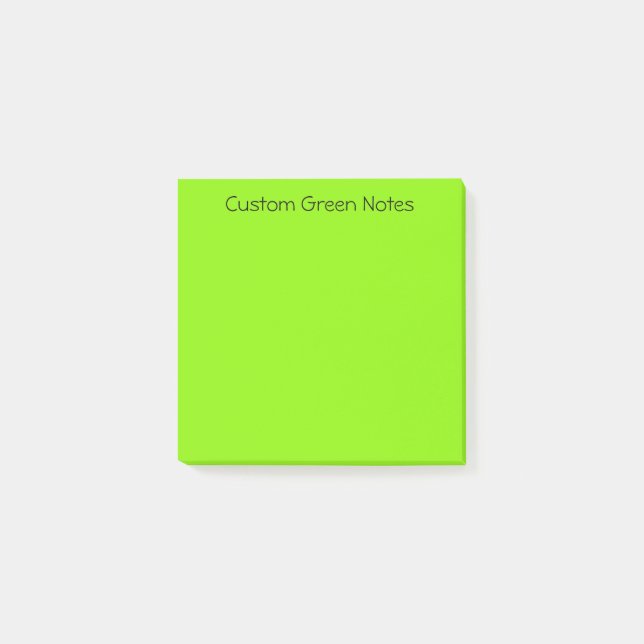 Notas Post-it® Verde brillante (Anverso)