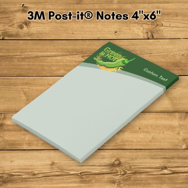 Notas Post-it® Verde está CALIENTE (Subido por el creador)