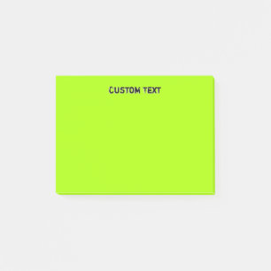 Notas Post-it® Verde lima de encargo