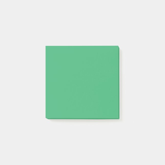Notas Post-it® Verde Mar (Anverso)