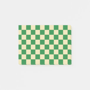 Notas Post-it® Verde oscuro controlado y beige